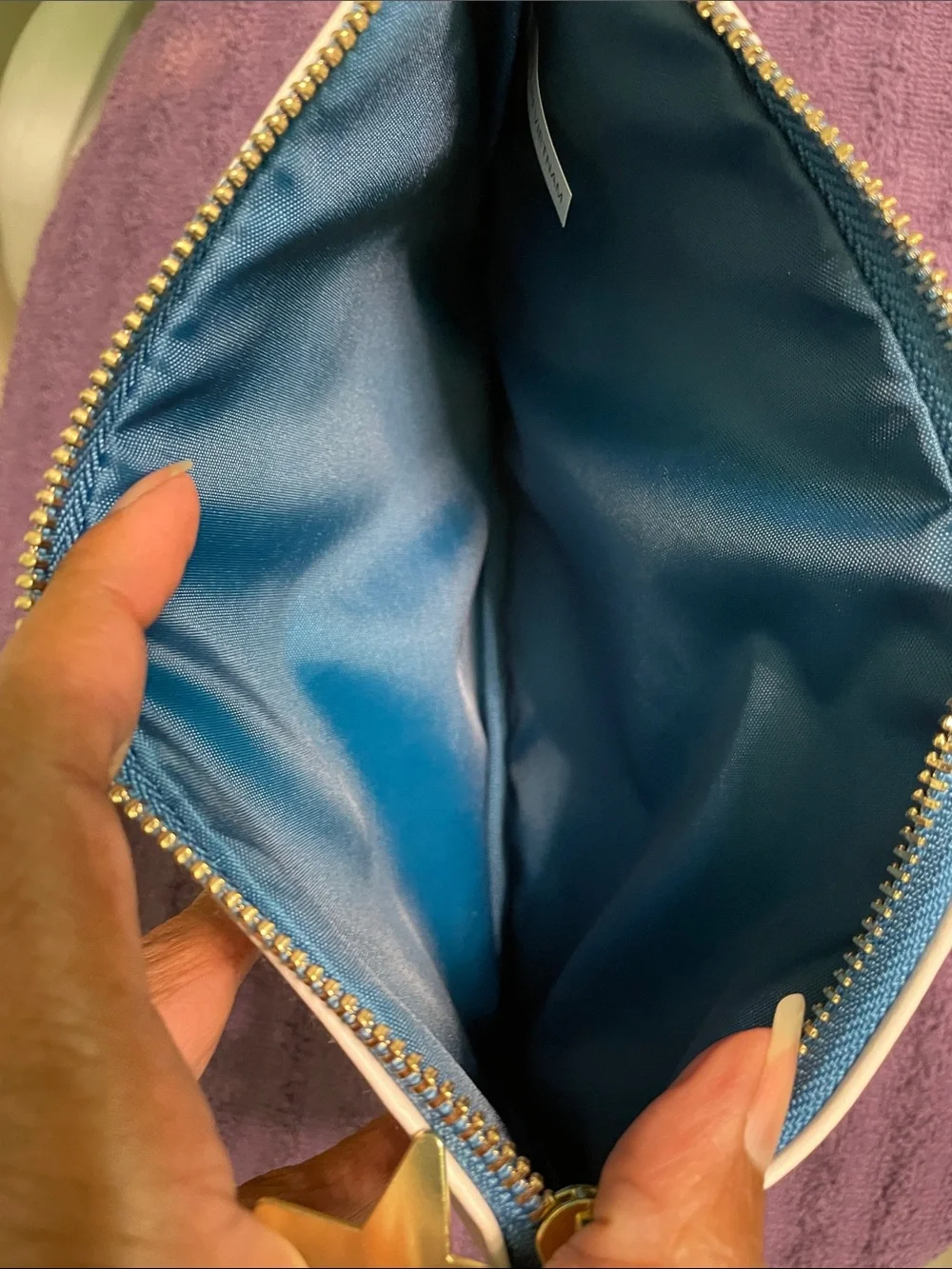 Red, White, Blue Zip Pouch -NWOT